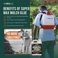 PetraTools SuperMax Mulch Glue, Mulch Binder Glue, Small Gravel Binder, Landscape Adhesive, and