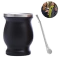 thumbnail image 2 of Bombilla tradicional para yerba mate, reutilizable, de acero inoxidable, con diseño innovador, mango curvo antideslizante para beber con seguridad, 2 of 5