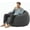 gray, variant on QUIOCOZY 4 Feet Bean Bag Chair - Foam Filled with Soft Removable Cover, Comfy Furniture for Adults & Kids (Living Room, Bedroom, Dorm)