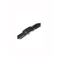 thumbnail image 3 of Cinturón de cuero de vestir para hombres con hebilla automática de ratchet Inspire Chic para el Día del Padre, negro 58 5/8-61 3/8, 3 of 6