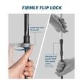 thumbnail image 2 of G2 Hiker Trekking Hiking Poles Telescopic/Aluminum Alloy/Comfort TPE Handle/Auto-Adjustable Strap/Quick Flip Lock/Snow Baskets Attached (Pack of 2 Poles)，Black/Blue/Red, 2 of 7