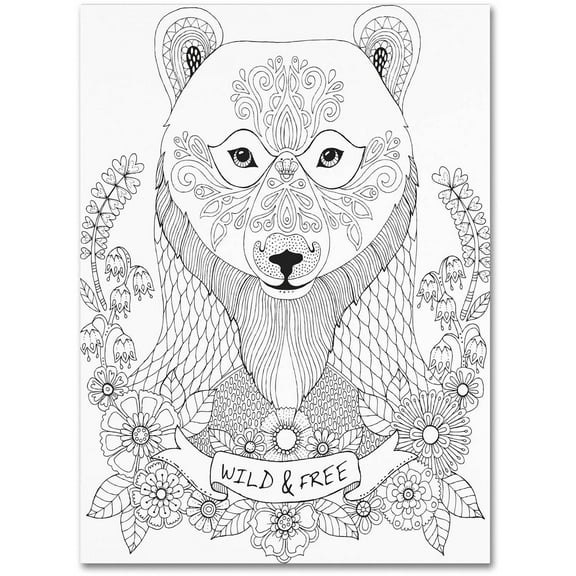 Trademark Fine Art "Animals 4" Canvas Art by Hello Angel