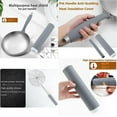 thumbnail image 4 of Hot Handle Holders, Silicone Hot Handle Holder Cover, Skillet Handle Holder and Pot Holders Cover Sleeve Pot Silicone Anti-Scald Handle for Pans Oven, Gray, 4 of 6