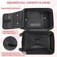 thumbnail image 5 of Hardside Luggage Set 5 Piece with Bags,20IN Half-opening Carry on Luggage with USB Port, Expandable 24IN 28IN Luggage with Double Spinner Wheels TSA Lock, 5 of 9