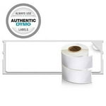 DYMO Authentic LW White Mailing Address Labels, DYMO Labels for LabelWriter Label Printers, 1-1/8" x 3-1/2", 2 Rolls of 350 (700 Total)
