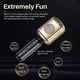 thumbnail image 2 of Micrófono retro Inalámbrico KM600 Yuxing Karaoke Bluetooth Dorado, 2 of 5