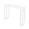 thumbnail image 2 of Égouttoir à vaisselle en fer pour plan de travail de cuisine, porte-serviettes sur pied, support de rangement pour torchons, blanc, 2 of 4