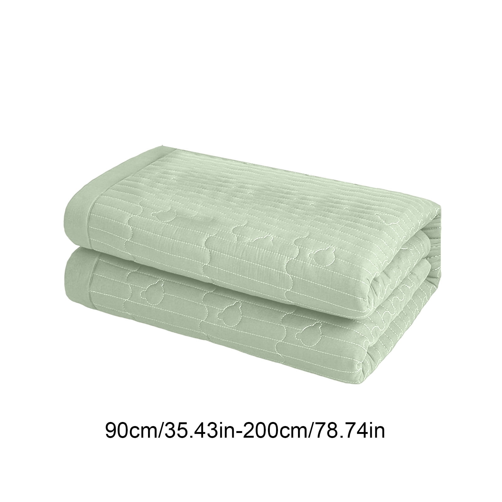 Vfedsrsge Twin Size Foldable Soy Fiber Mattress Pad - Water Washable, Thick Cushion, Lightweight (90x200cm)