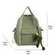 thumbnail image 3 of Mochila de nailon de color liso para ocio, mochila portátil con dos hombros, 3 of 5