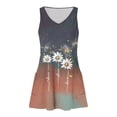 thumbnail image 4 of Vestidos de Verano con Cuello en V para Mujeres 2025 Casual con Bolsillos Boho Beach Camisetas Vestido Tanque Suelto, 4 of 7
