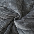 thumbnail image 6 of Ewayby Velvet Quilt Queen Size Set, Ultra Soft Bedspread Quilted Set for Queen Bed Coverlet, Grey, 6 of 7