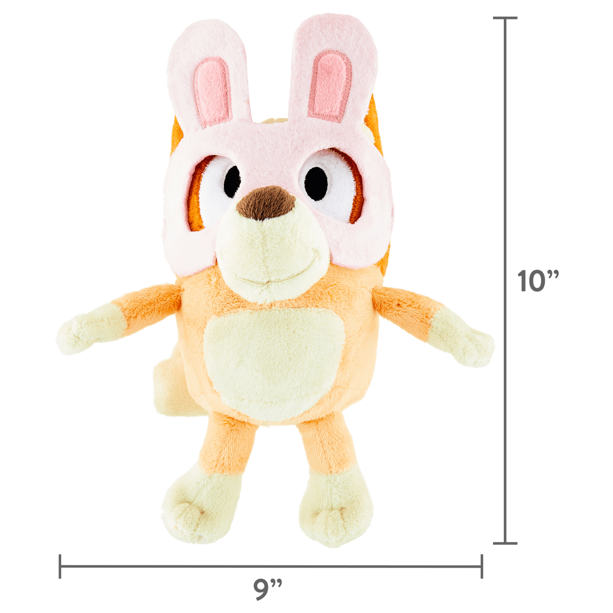 Bluey and Bingo in Easter Bunny Glasses Plush 10 in