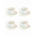 thumbnail image 1 of Juego De 4 Tazas De Ceramica Con Plato, 1 of 3