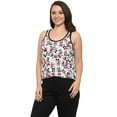 thumbnail image 5 of Disney Womens Plus Size Minnie Mouse All-Over Tank Top Pajama Lounge Wear Set, 5 of 6