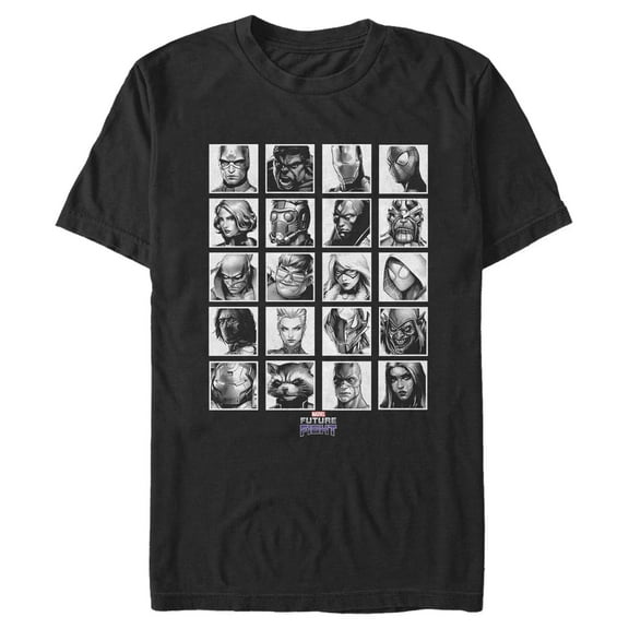 Men's Marvel Avengers Icon Collage Graphic T-Shirt