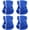Blue, variant on 4 Pieces Reflective Neck Gaiter Neon Safety Bandana Wind Dust UV sun Protection Scarf Bandanas Mask for Men Women