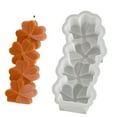thumbnail image 2 of Stacking Flower Candle Mould Heart Silicone Molds Ornament Molds Castings Molds Handmade Plasters Molds Craft Supplies, 2 of 9
