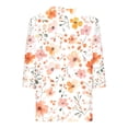 thumbnail image 5 of Giftesty Three Quarter Sleeve Tops for Women V Neck Printed T Shirts Casual Blouse&Shirt, 5 of 5