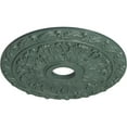 thumbnail image 3 of Ekena Millwork 19 7/8"OD x 3 5/8"ID x 1 1/4"P Spring Leaf Ceiling Medallion (Fits Canopies up to 5 5/8"), Hand-Painted Cloud Burst, 3 of 6