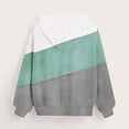 thumbnail image 5 of ATOGUTA Sweatshirts For Girls with Pockets Pullover Top Hoodie Kids Fall Winter Sweatshirts Size 3T-14, Green, 5 of 5