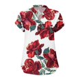 thumbnail image 5 of QIJUNTUO Short Sleeve Shirts for Somen Womens Fashion T Shirts Short Sleeve Casual V Neck Summer Tops Cute Loose Fit Blouses Graphic Tees Features:, 5 of 5