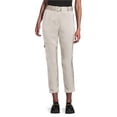 thumbnail image 1 of Calvin Klein Womens Satin Belted Straight Leg Cargo Casual Pants, beige, 8, 1 of 1