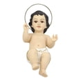 thumbnail image 2 of Catholic Christian Nativity Infant Baby Jesus With Golden Halo Large 18"L Statue, 2 of 9
