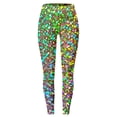thumbnail image 4 of Arlun Sequins Printed Leggings for Women 2026 Trendy Mardi Gras Holiday Tights Stretch High Waist Yoga Pants Lightweight Soft Comfort Slim Fit Carnival Casual Wear 8-Green S, 4 of 4