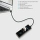 thumbnail image 4 of Hub USB de 4 puertos USB 3.0 C Hub Super Speed Data Hub, negro, 4 of 5