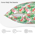 thumbnail image 3 of KLL Flamingo And Monstera Decorative Throw Pillow Covers Velvet Soft for Couch Sofa Bedroom Living Room Outdoor (No pillow core)- 20"x20", 3 of 5