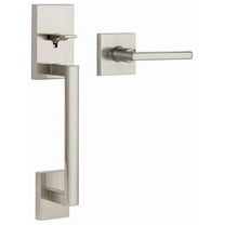 Kwikset 815SCEHFL-15 San Clemente Handleset in Satin Nickel