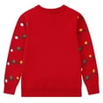 thumbnail image 2 of Lollipie Kids Christmas Sweater for Toddler Boys Girls Holiday Knitted Pullover, 2 of 7