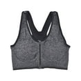 thumbnail image 7 of SAYFUT Women's Seamless Sport Bra Active Gym Yoga Workout Sports Bras Wireless Zip Front Mesh Racerback High Impact, 7 of 7
