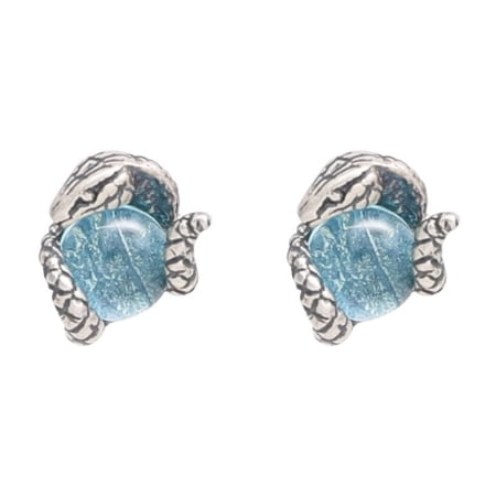 Unisex Ear Studs Hypoallergenic Topaz Earrings Ear Studs