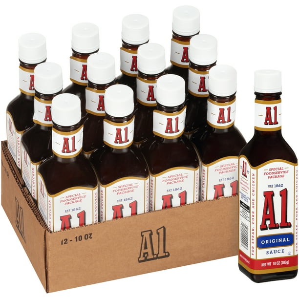 A.1. Steak Sauce, 10 oz. Bottles (Pack of 12)