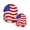 A, variant on 40 Pcs 4th of July Patriotic Paper Plates - 7" Disposable Plates for Independence Day, Memorial Day, and Veterans Day Party Supplies - Red White Blue Dinnerware for Celebrations (A)