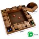 thumbnail image 5 of Ropoda Juego Shut The Box de 4 vías de 14 pulgadas (2-4 jugadores) para niños y adultos (juego de mesa Shut The Box grande de 4 caras de madera con 8 dados) Shut The Box - Juego de dados estilo vintag, 5 of 7