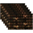 thumbnail image 2 of Book Library Placemats Set of 6 Rectangle Table Mats Washable Heat-Resistant Place Mat for Kitchen Dining Table Decor Indoor Outdoor, 2 of 6