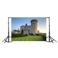 thumbnail image 3 of ABPHOTO 7x5ft Photography Backdrop Church Ancient Luxury Palace Tower European Trees Grass Field Sunshine Blue Sky Nature Girl Photo Background Backdrops, 3 of 4