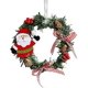 thumbnail image 4 of Coronas navideñas ZHAOCHENG 4 de pino para puerta de entrada decoración navideña interiores exteriores, 4 of 5