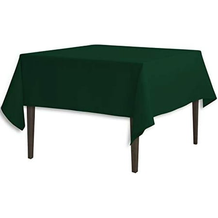 

Linentablecloth 70-Inch Square Polyester Tablecloth Hunter Green