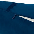 thumbnail image 6 of JWH 3D Flower Pillow Cover Navy Blue Square Dimensional Floral Sofa Cushion Cover for Living Room Bedroom Decor, 6 of 10