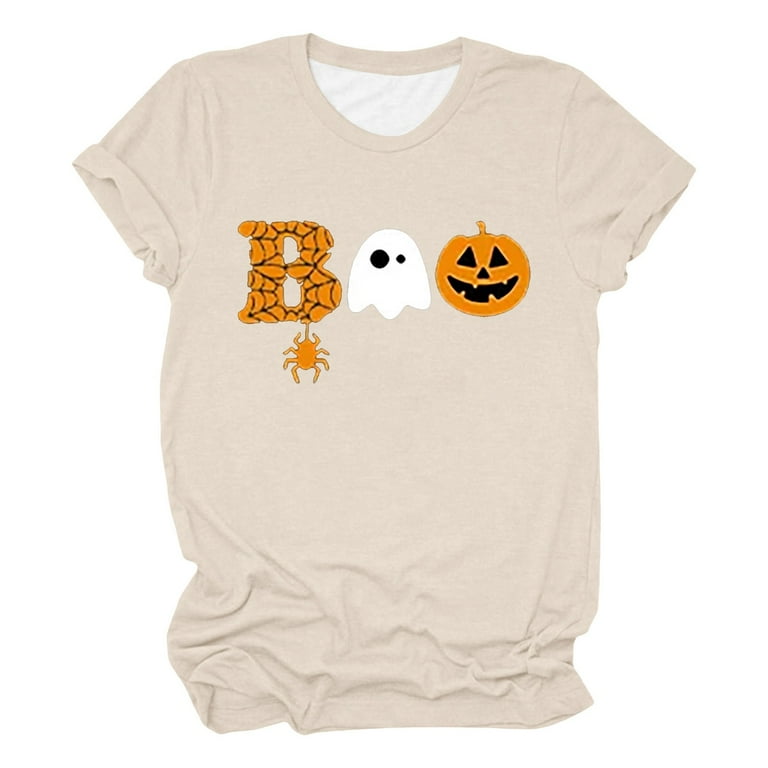 JYLPZYR Oversized Shirts for Women Women's Halloween Spi Der