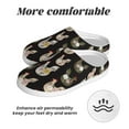 thumbnail image 6 of Kdxio Flowe Rooster Women's Men's Slippers Plush Slip-On House Slipper for Winter Indoor Soft Cushion Non-slip Fluffy Slides Slippers-8, 6 of 7