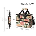 thumbnail image 3 of FORMRS Insulated Cooler Bag 24 Cans Capacity Soft Leakproof Lunch Box with Side Pockets, Watercolor Grapefruit, 3 of 7
