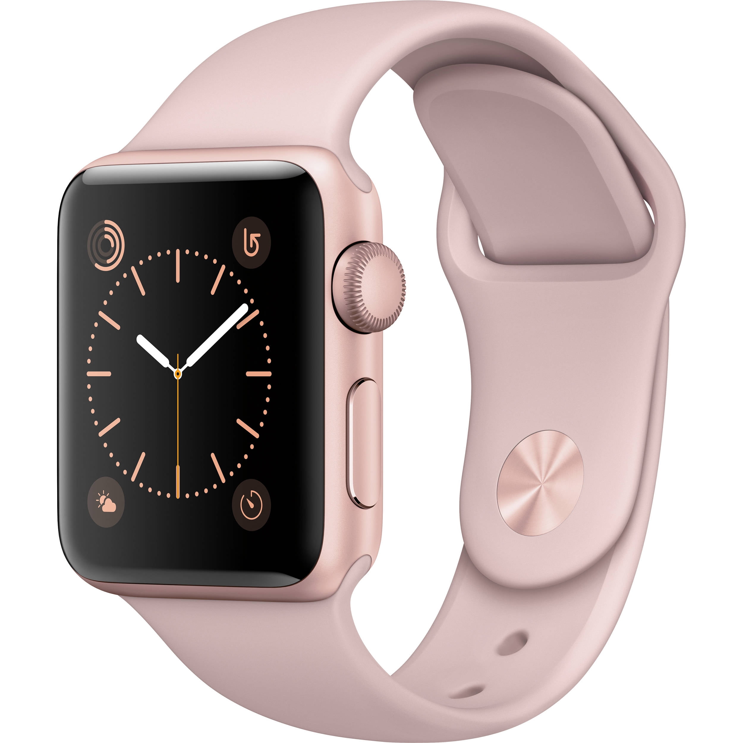 Apple watch series 2 38mm ALUMINUM SPORT BAND (Rose Gold Aluminum Case with Pink Sand Sport Band) by