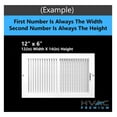thumbnail image 7 of 10" X 14" or 14" X 10" Heavy Duty Walkable Floor Grille - Fixed Blades Air Grille - Brown [Outer Dimensions: 11.75 X 15.75], 7 of 7