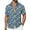 Yellow-B, variant on Tqyyweavej Men's Hawaiian Shirt Printed Botton Down Color Block T-Shirts Lapel Collar Short Sleeve Summer Beach Vacation Tops S-5XL