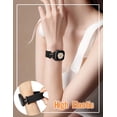 thumbnail image 5 of Wearlizer Braided Magnetic Compatible with Apple Watch Band for Women & Men, D-Shape Stretchy Elastic Nylon Strap, Fits 38/40/41/42/44/45/46/49mm, for iWatch Series 11 10 9 8 7 SE Ultra, 5 of 7