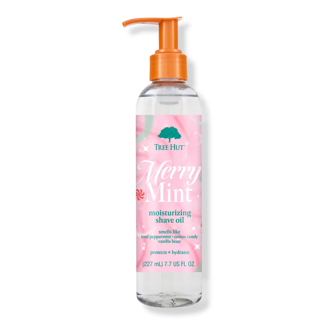Tree Hut Merry Mint Moisturizing Shave Oil, 7.7 fl oz